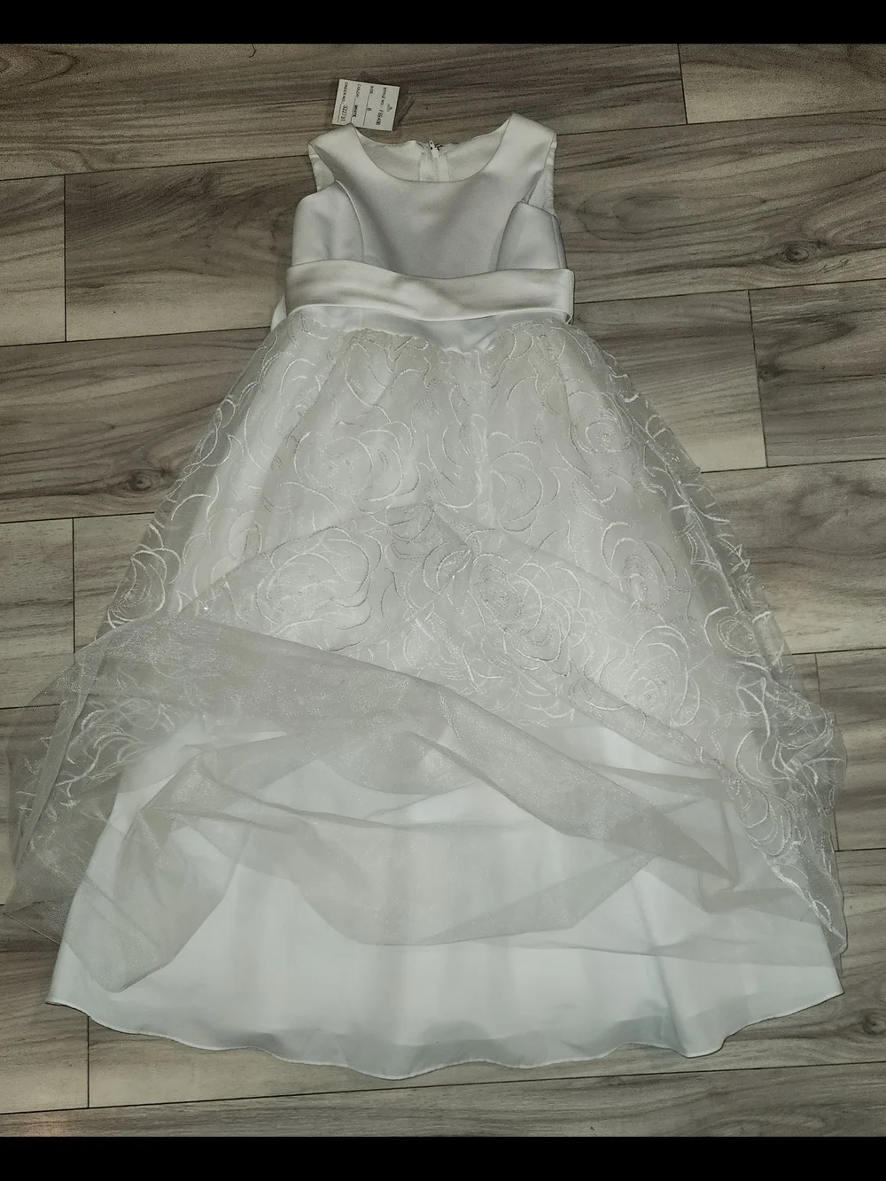 David's Bridal Flower Girl Pageant Formal Dress Sz. 6 - Picture 3 of 9